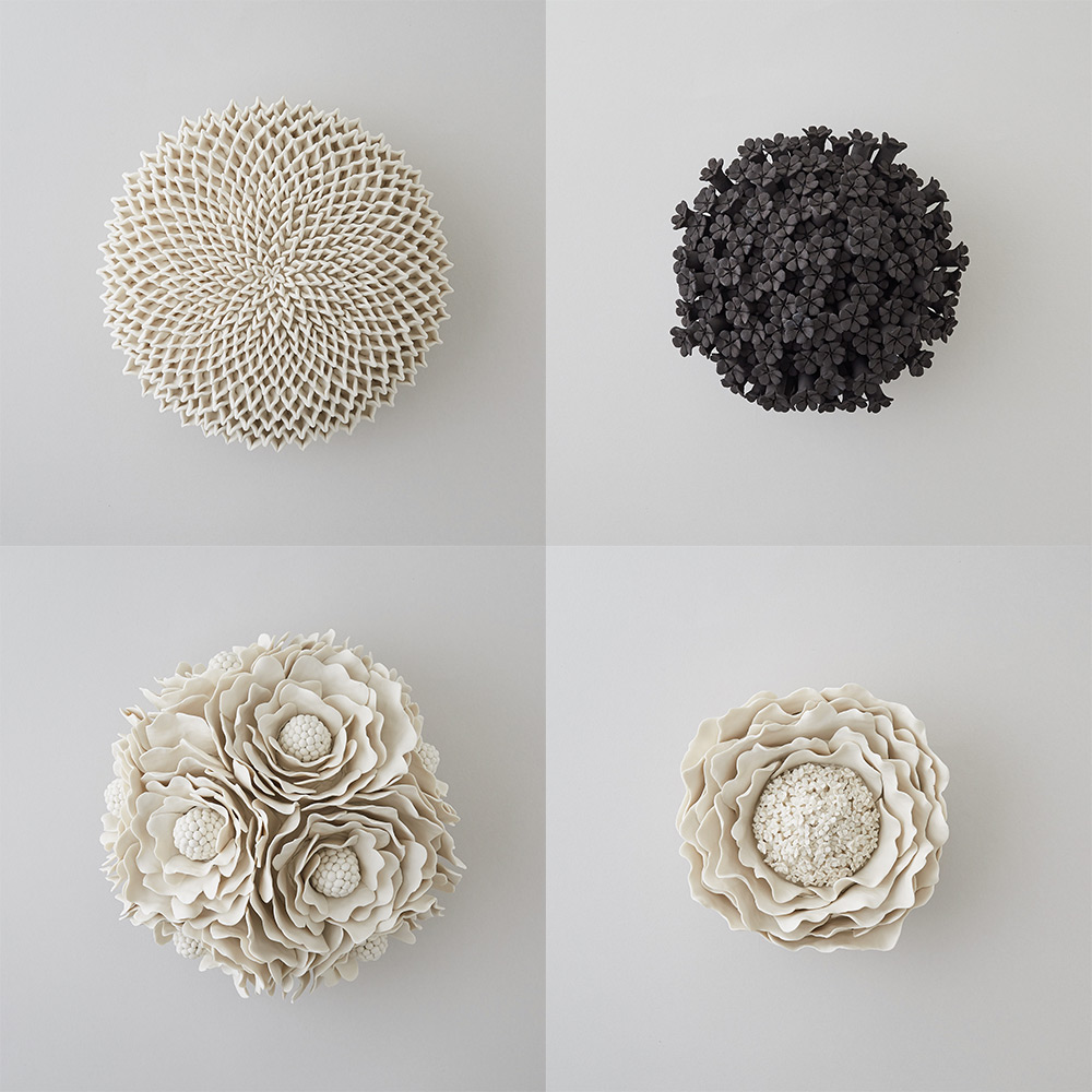 Gorgeous Ceramic Art Pieces Ornate With Intricate Porcelain Flowers By Vanessa Hogge (13)