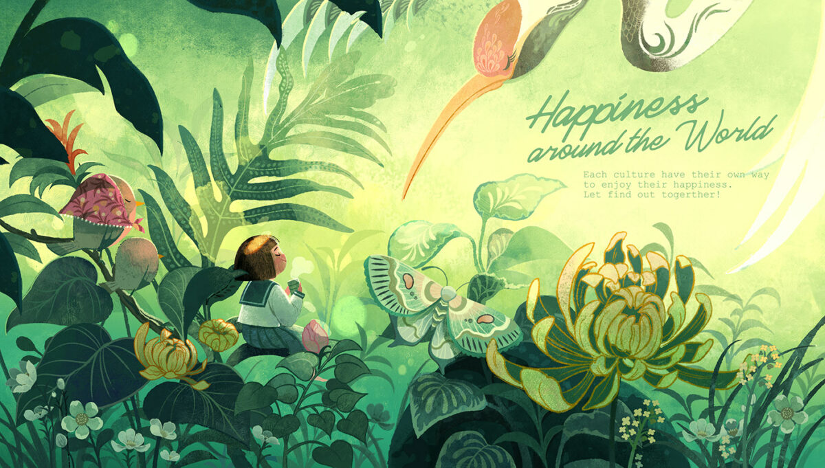 Happiness Around The World Captivating Book Illustrations By Wazza Pink (1)