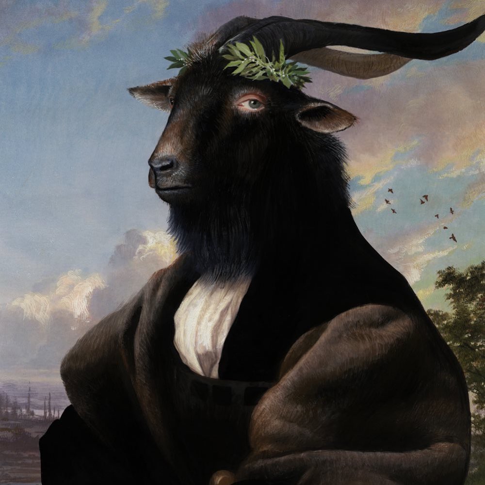 Humorous Anthropomorphized Animal Portraits In The Classical Style By Bill Mayer (16)