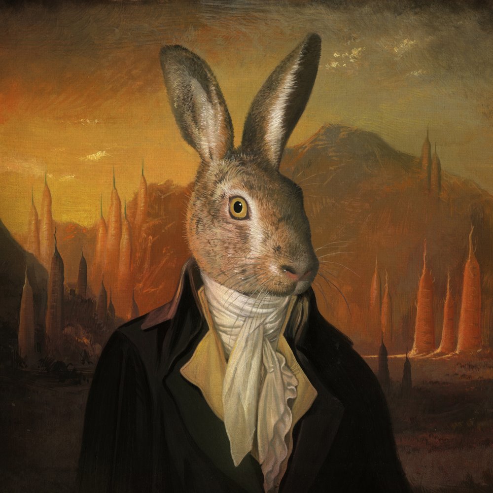 Humorous Anthropomorphized Animal Portraits In The Classical Style By Bill Mayer (4)