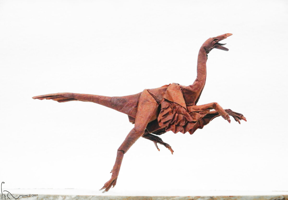Incredibly Intricate Dinosaur And Creature Origami By Adam Tran (11)