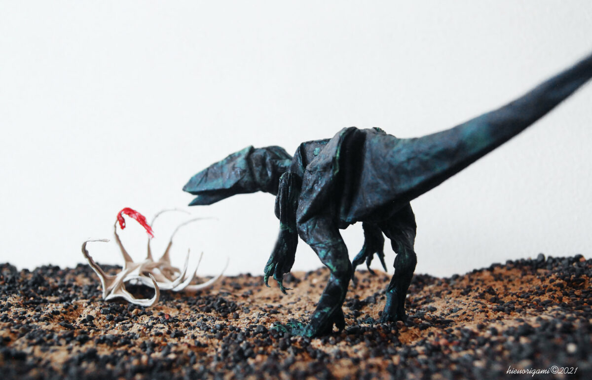 Incredibly Intricate Dinosaur And Creature Origami By Adam Tran (22)