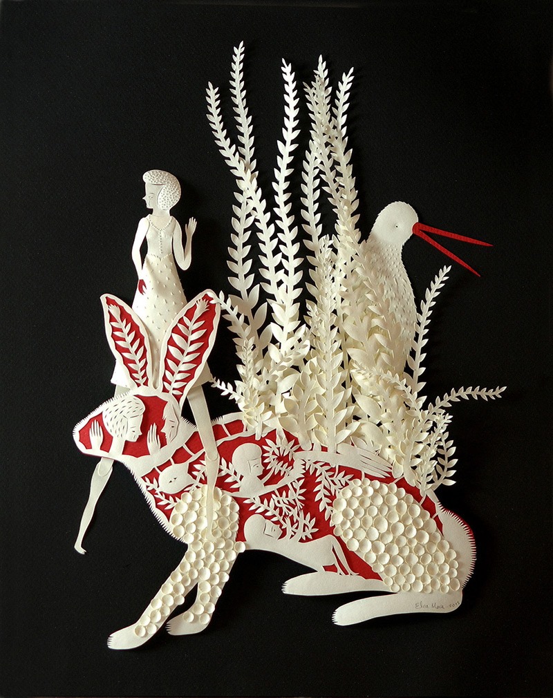 Intricate Paper Art Pieces By Elsa Mora (2)