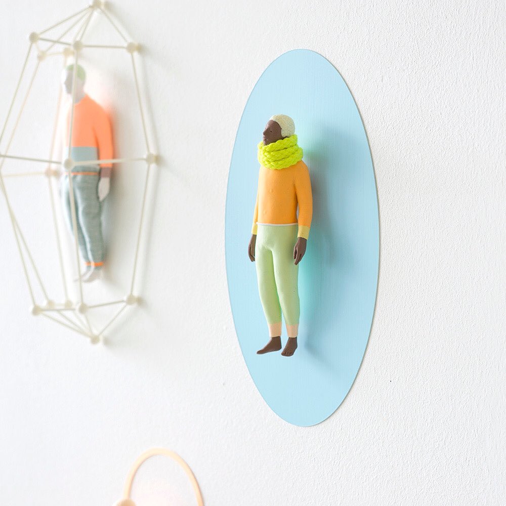 Peculiar Figure Sculptures In Vivid Colors By Frode Bolhuis (7)