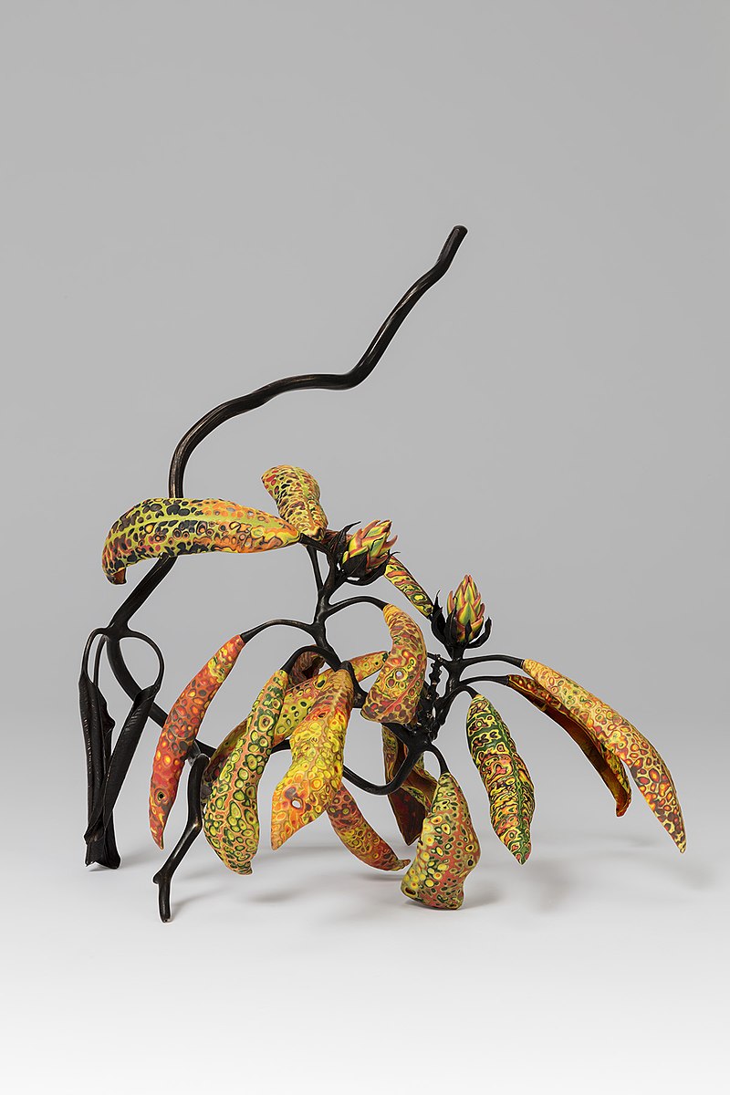 Sculptures Of Exotic Plants Made Of Clay, Glass, And Metal By Michael Sherrill (1)