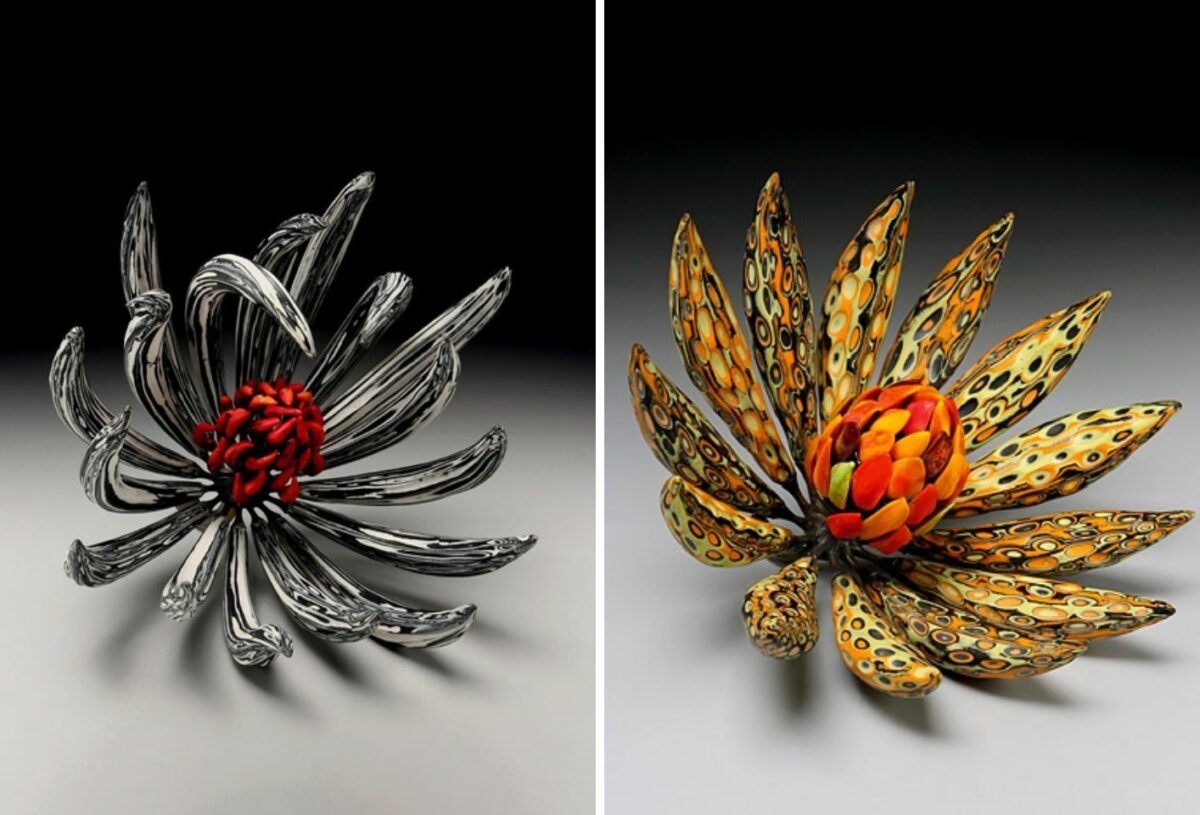 Sculptures Of Exotic Plants Made Of Clay, Glass, And Metal By Michael Sherrill (10)