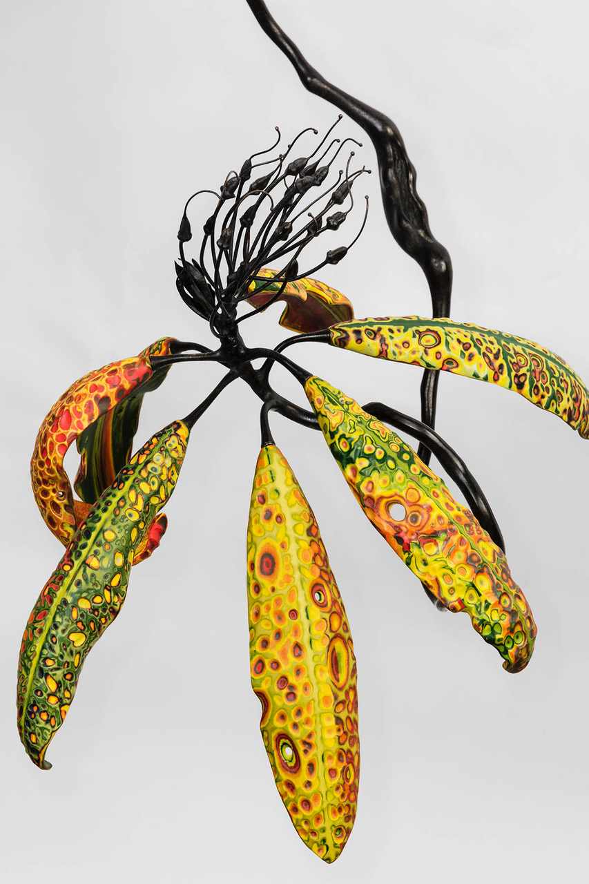 Sculptures Of Exotic Plants Made Of Clay, Glass, And Metal By Michael Sherrill (5)
