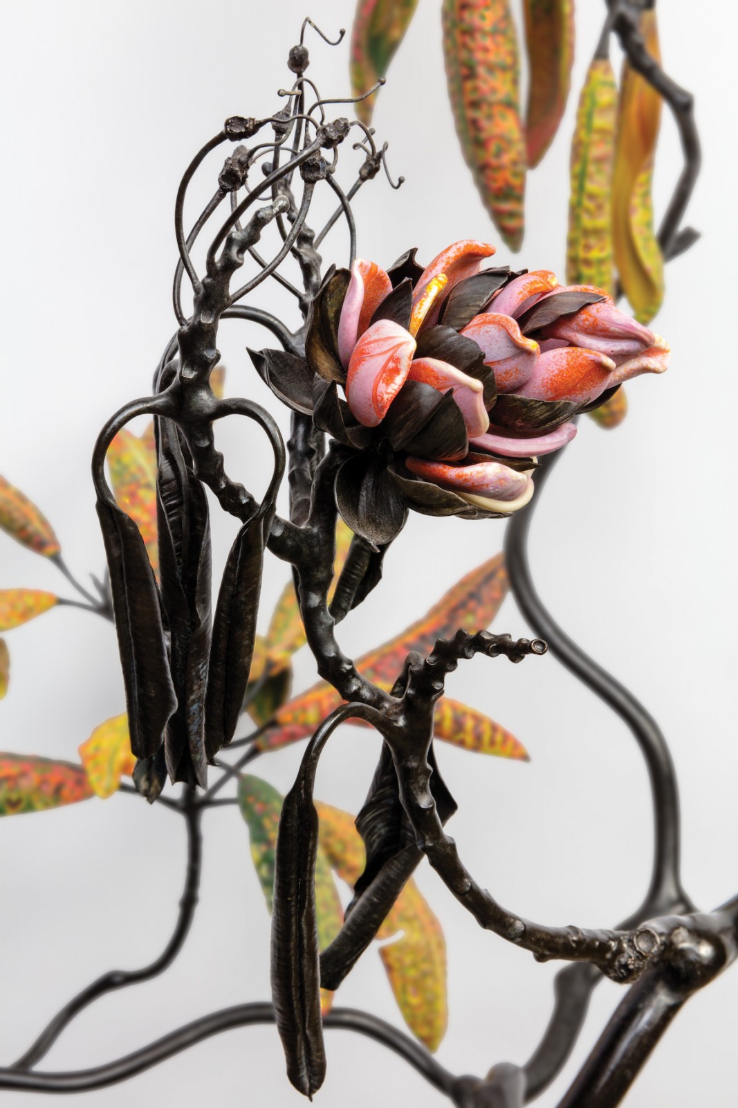 Sculptures Of Exotic Plants Made Of Clay, Glass, And Metal By Michael Sherrill (6)