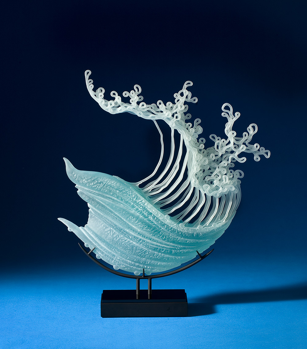 Sublime Glass Sculptures Inspired By Waves And Sea Creatures By K. William Lequier (10)