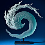 Sublime glass sculptures inspired by waves and sea creatures by K. William LeQuier