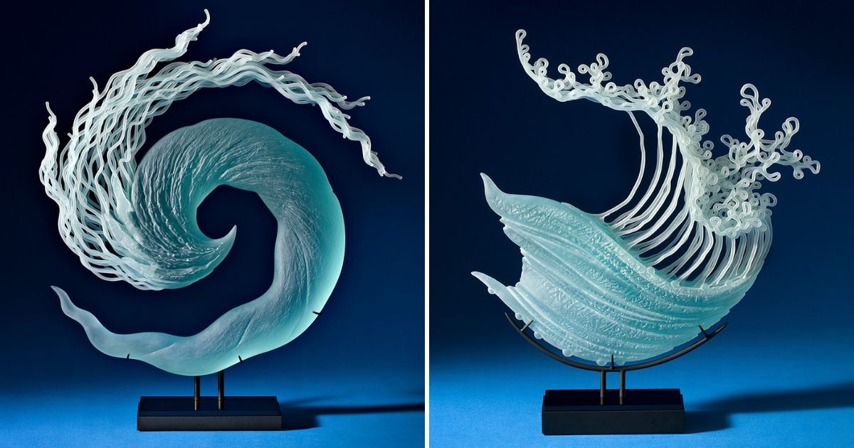 Sublime Glass Sculptures Inspired By Waves And Sea Creatures By K