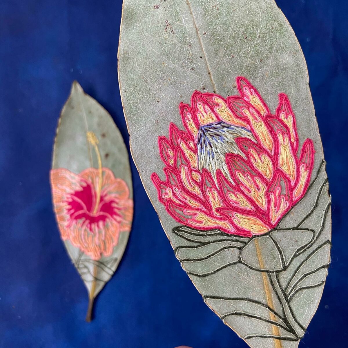 The Fascinating Embroidered Leaf Art Of Hillary Waters Fayle (16)