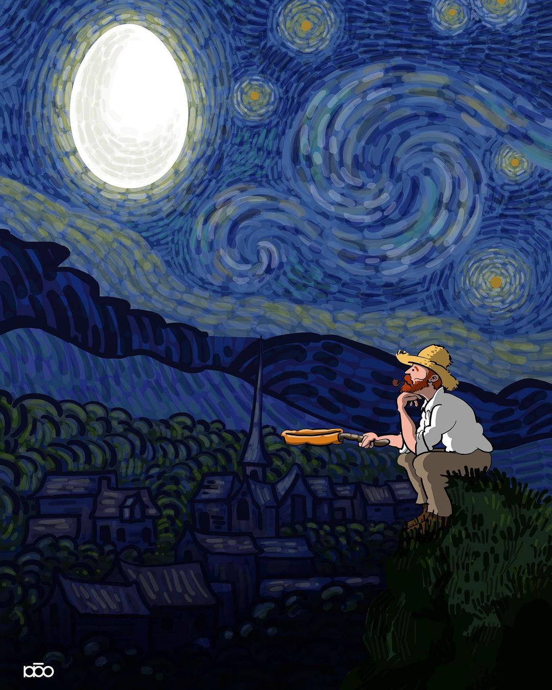 Vincent Van Goghs Life Recreated In His Own Art Style By Alireza Karimi Moghaddam 11