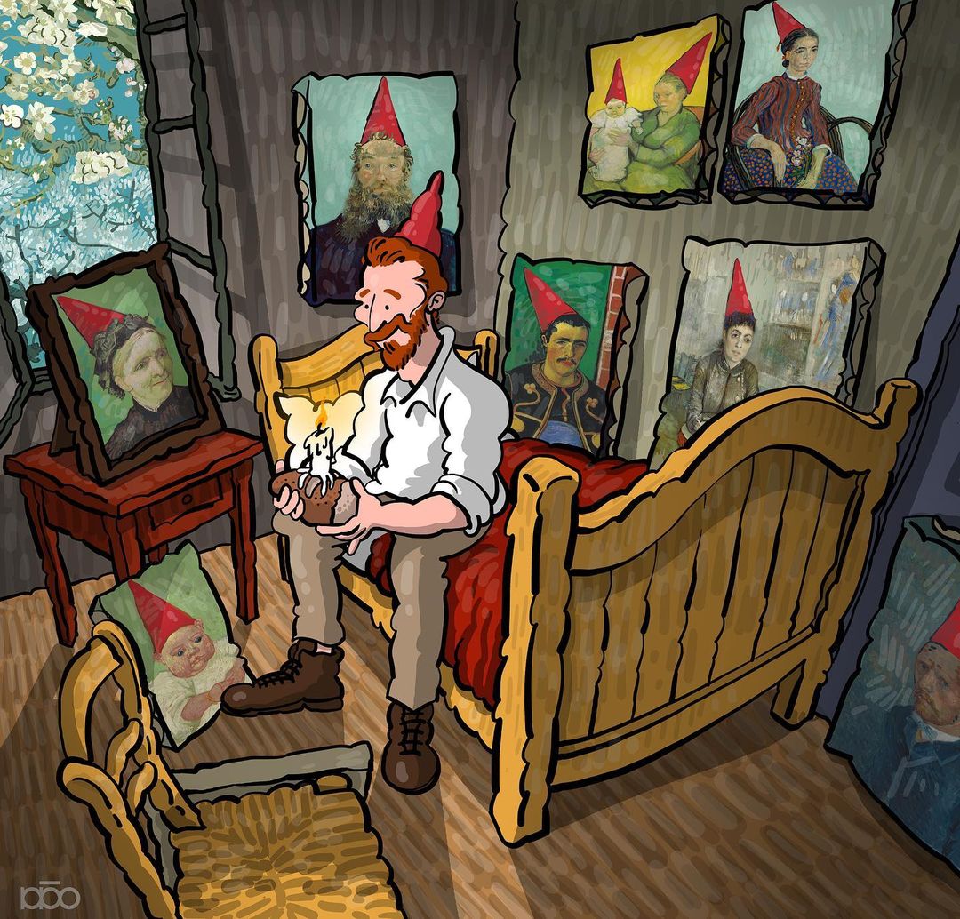Vincent Van Goghs Life Recreated In His Own Art Style By Alireza Karimi Moghaddam 15