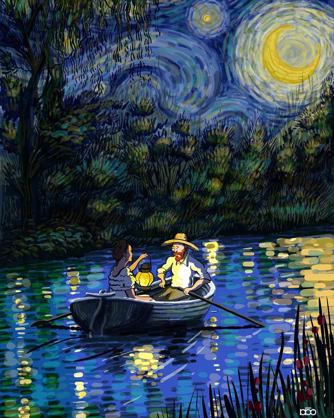 Vincent Van Goghs Life Recreated In His Own Art Style By Alireza Karimi Moghaddam 4