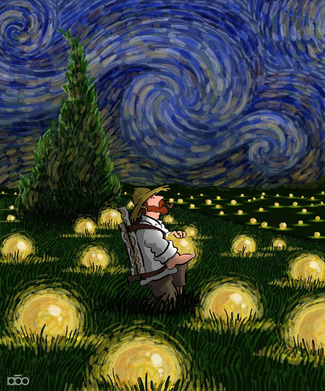 Vincent Van Goghs Life Recreated In His Own Art Style By Alireza Karimi Moghaddam 8