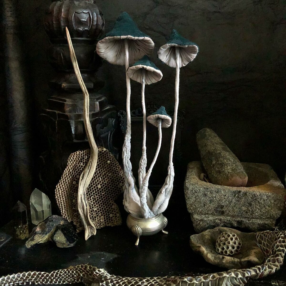 Witchy Mushrooms The Beautifully Nature Inspired Textile And Fiber Art Of Adrianna Eve 15