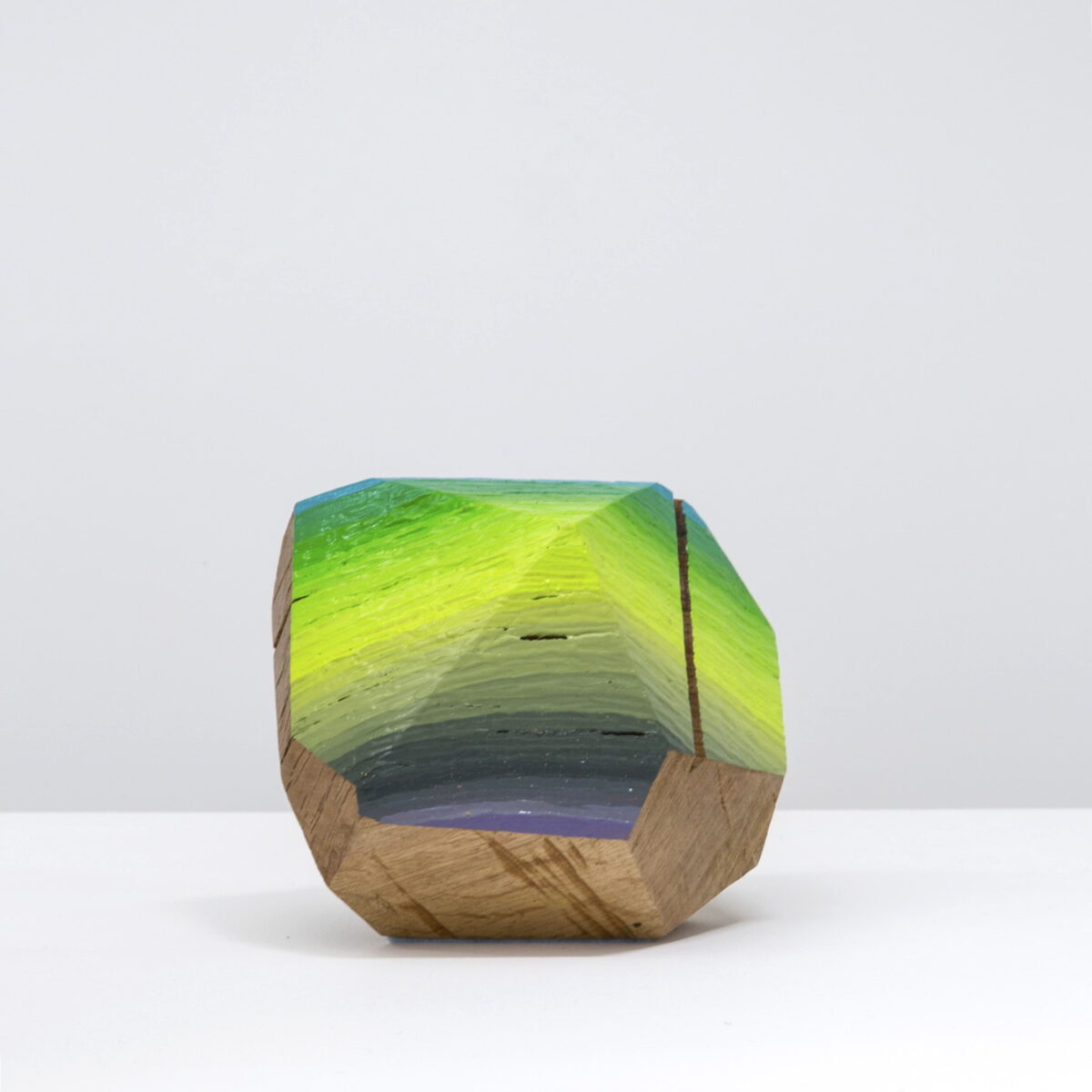Wood Gemstones Colorful Abstract Sculptures By Victoria Wagner (1)