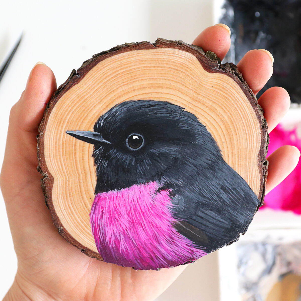 100 Days Of Birds A Marvelous Series Of Gouache On Wood Paintings By Deanna Maree (1)
