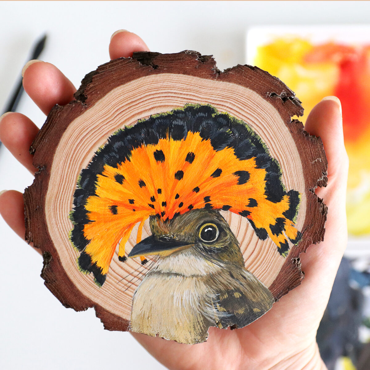 100 Days Of Birds A Marvelous Series Of Gouache On Wood Paintings By Deanna Maree (18)