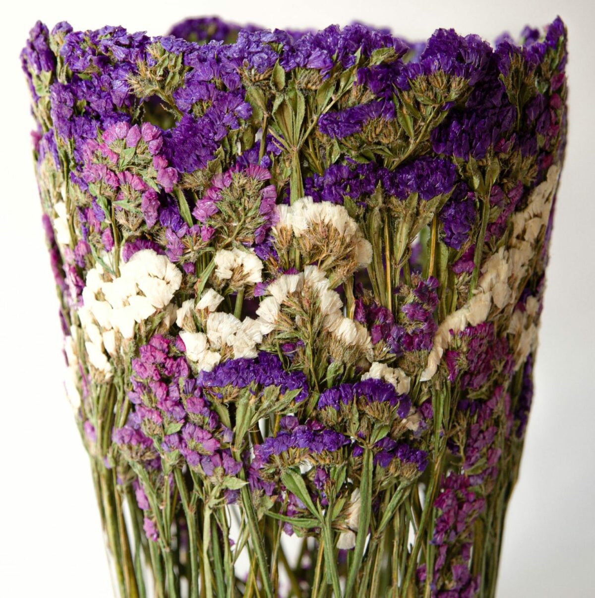 Bouquet Delicate Sculptural Vessels Made Of Dried And Pressed Flowers By Shannon Clegg (8)