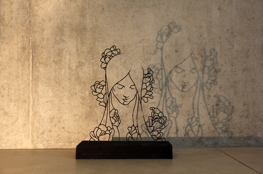 Delicate Figures Made Of Welded Steel Rods By Gavin Worth (4)
