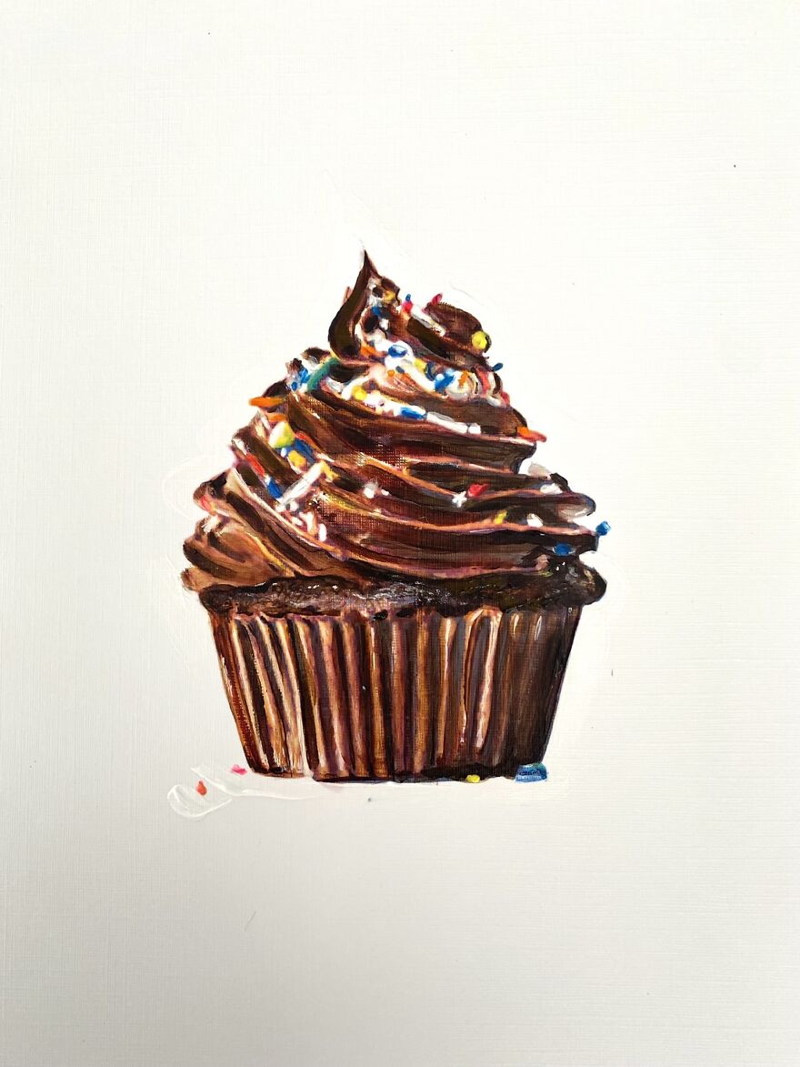 Exquisite Cupcake Paintings By Maria Titan (10)