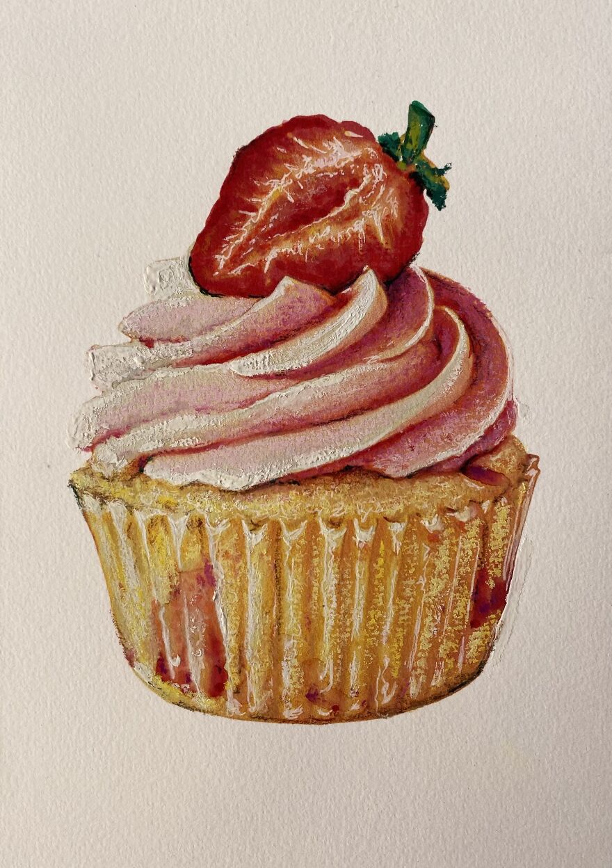 Exquisite Cupcake Paintings By Maria Titan (2)
