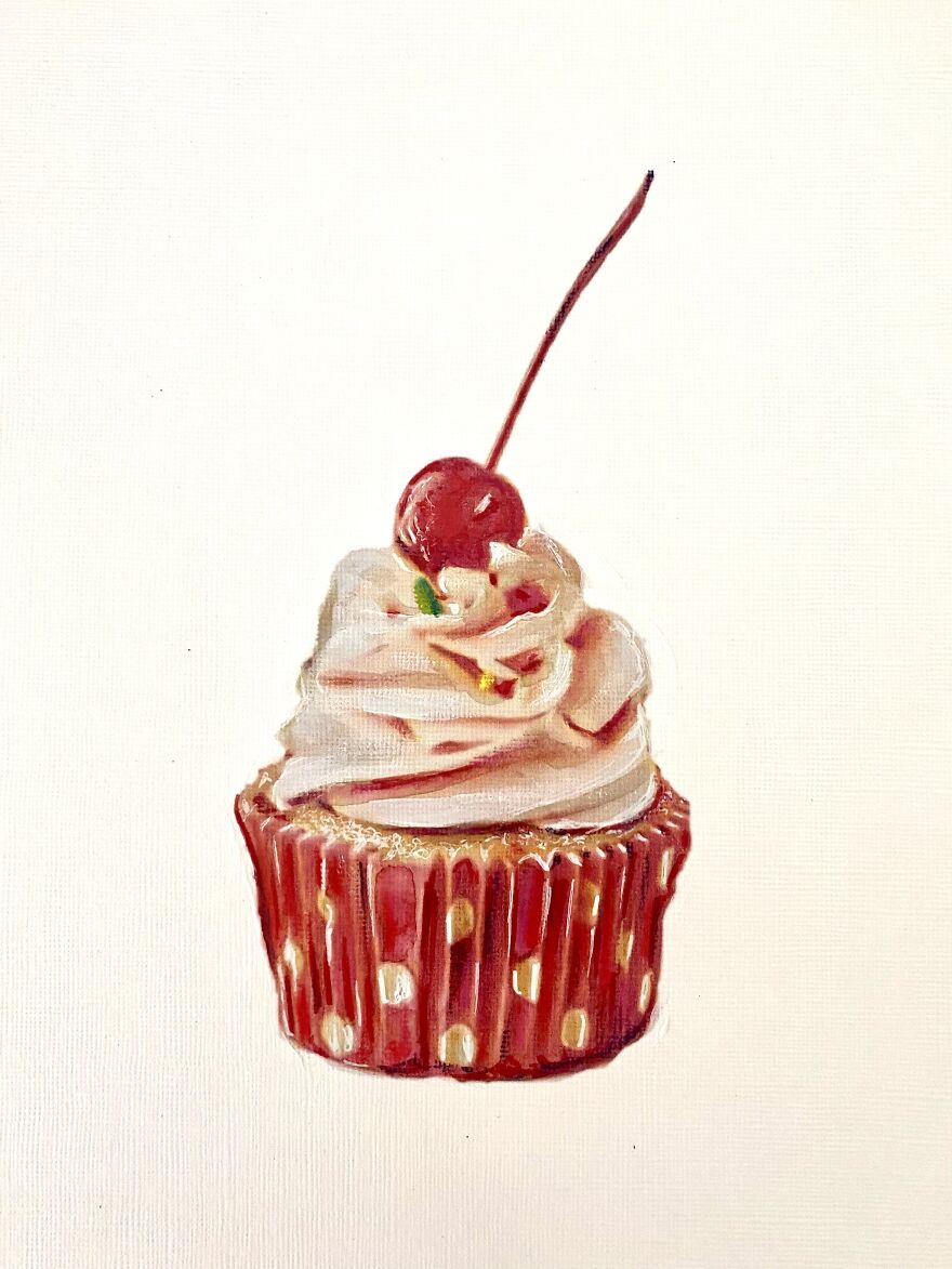 Exquisite Cupcake Paintings By Maria Titan (6)