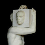 Formidable granite and marble sculptures of human figures by Adrian Balogh