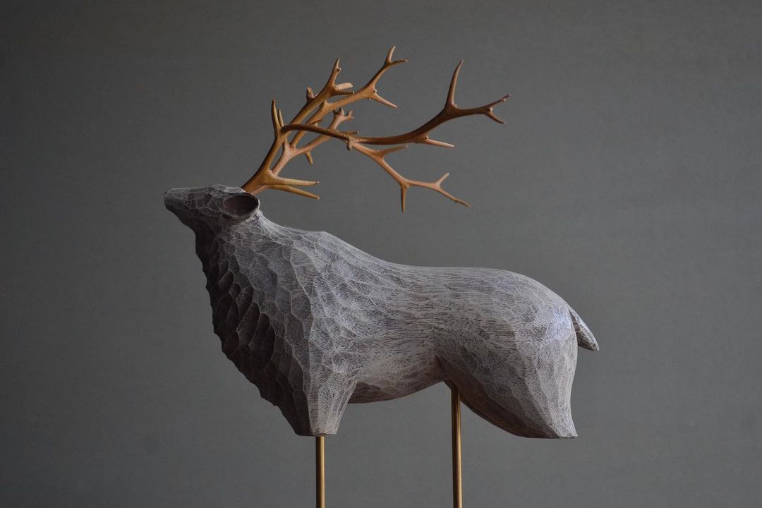 Formidable Wood Carved Sculptures Of Wildlife Animals In Miniature By Tomohiro Suzuki (11)