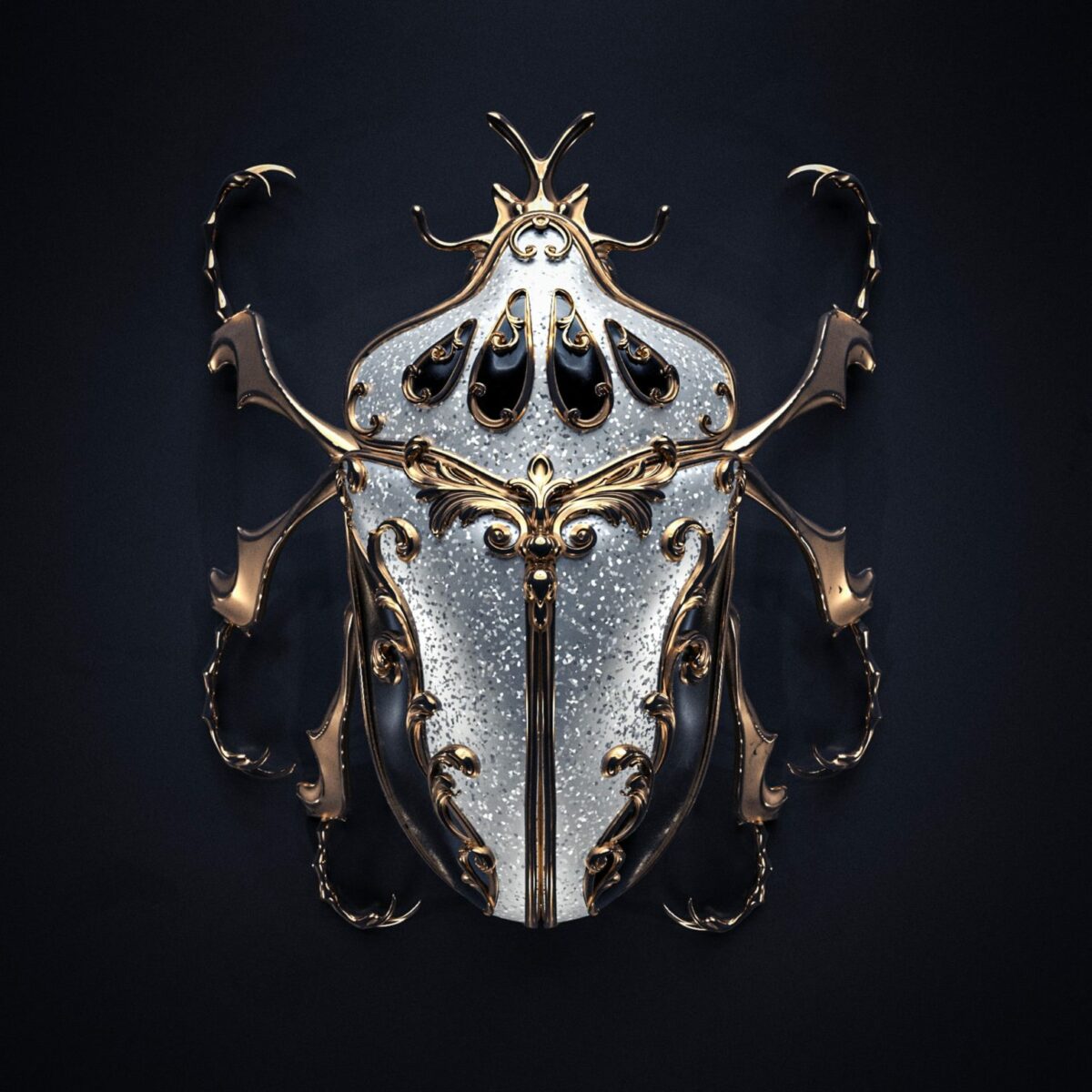 Jewel Insects Awesome Hyper Realistic Digital Jewelry By Sasha Vinogradova (8)