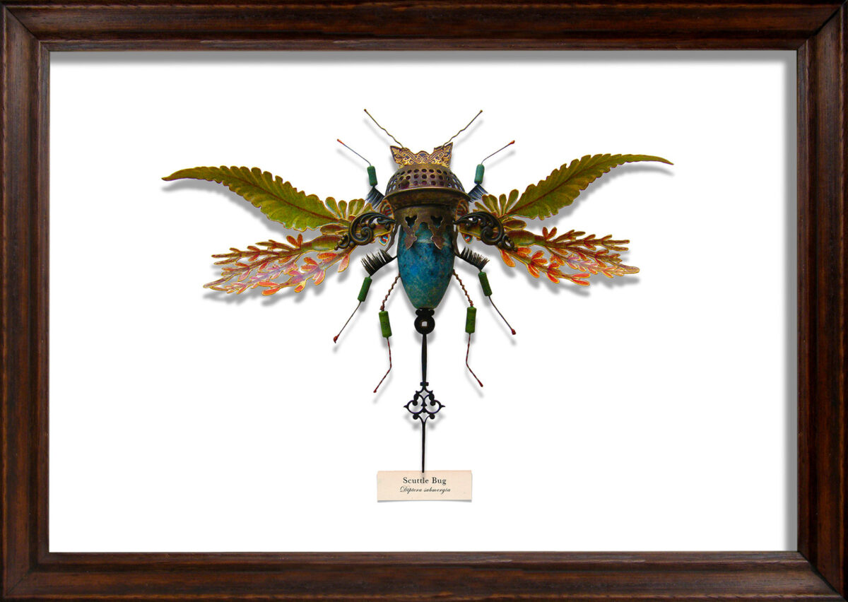 Litter Bugs Incredible Insect Found Object Sculptures By Mark Oliver (18)
