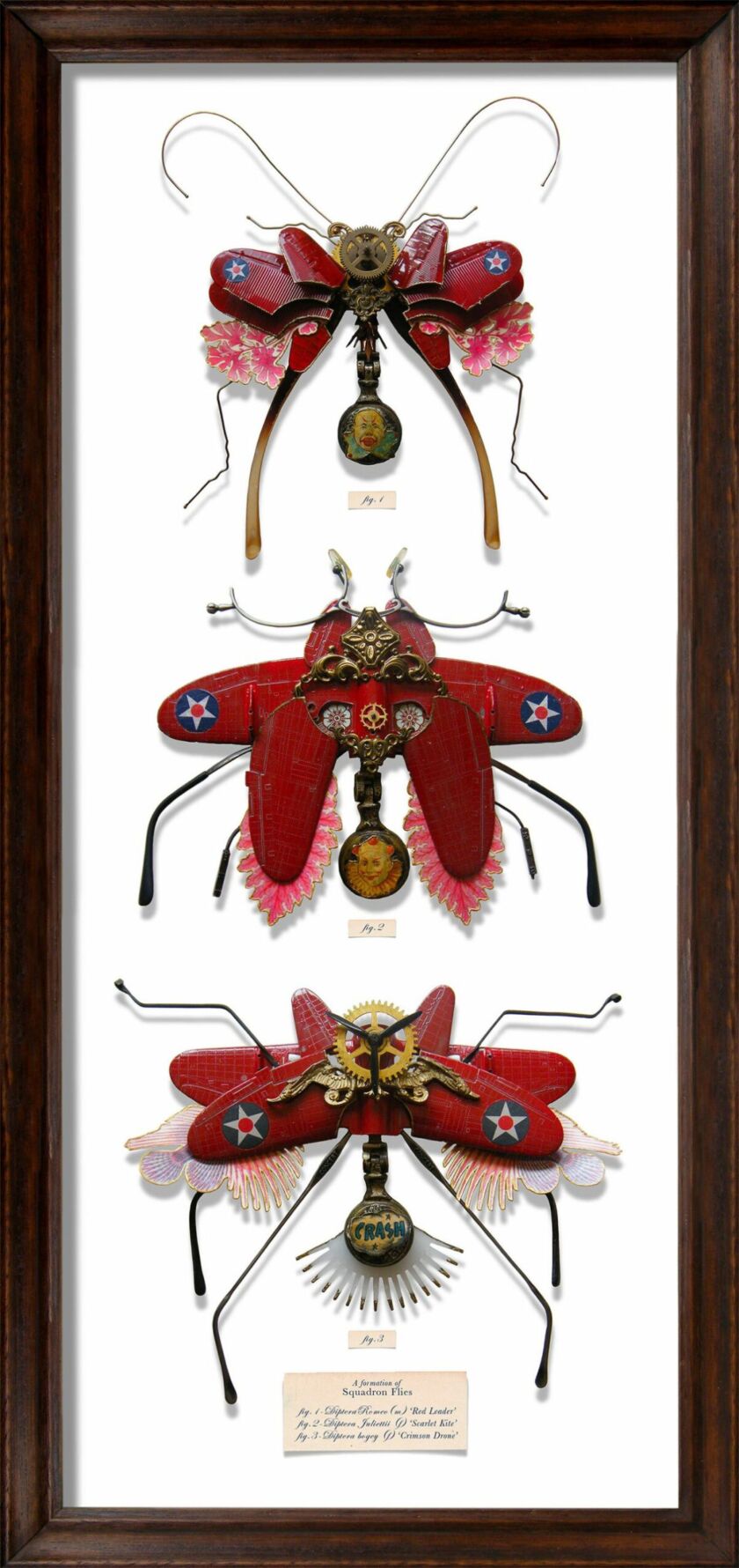 Found Object Insect Project Mark Oliver: insect sculptures made from found objects
