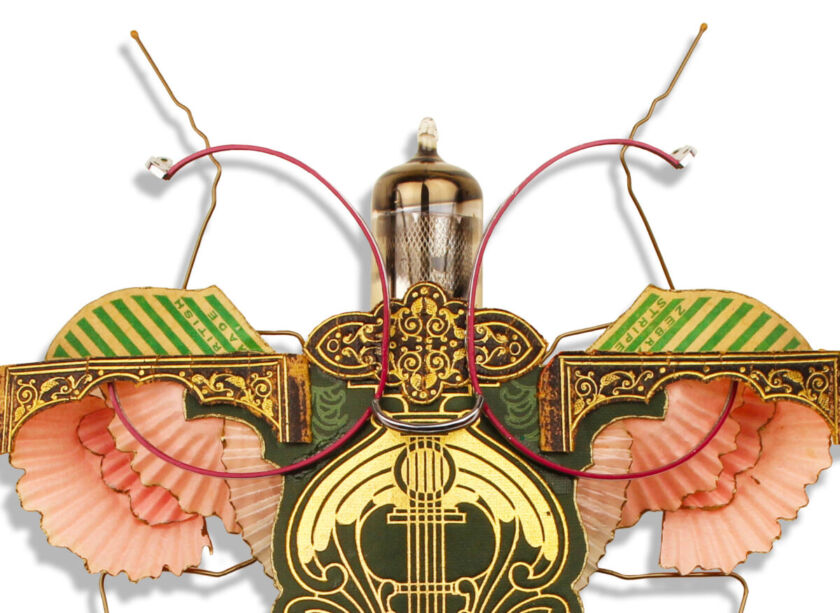 Found Object Insect Project Mark Oliver: insect sculptures made from found objects