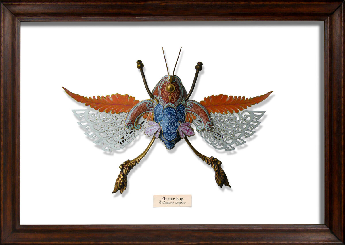 Litter Bugs Incredible Insect Found Object Sculptures By Mark Oliver (8)
