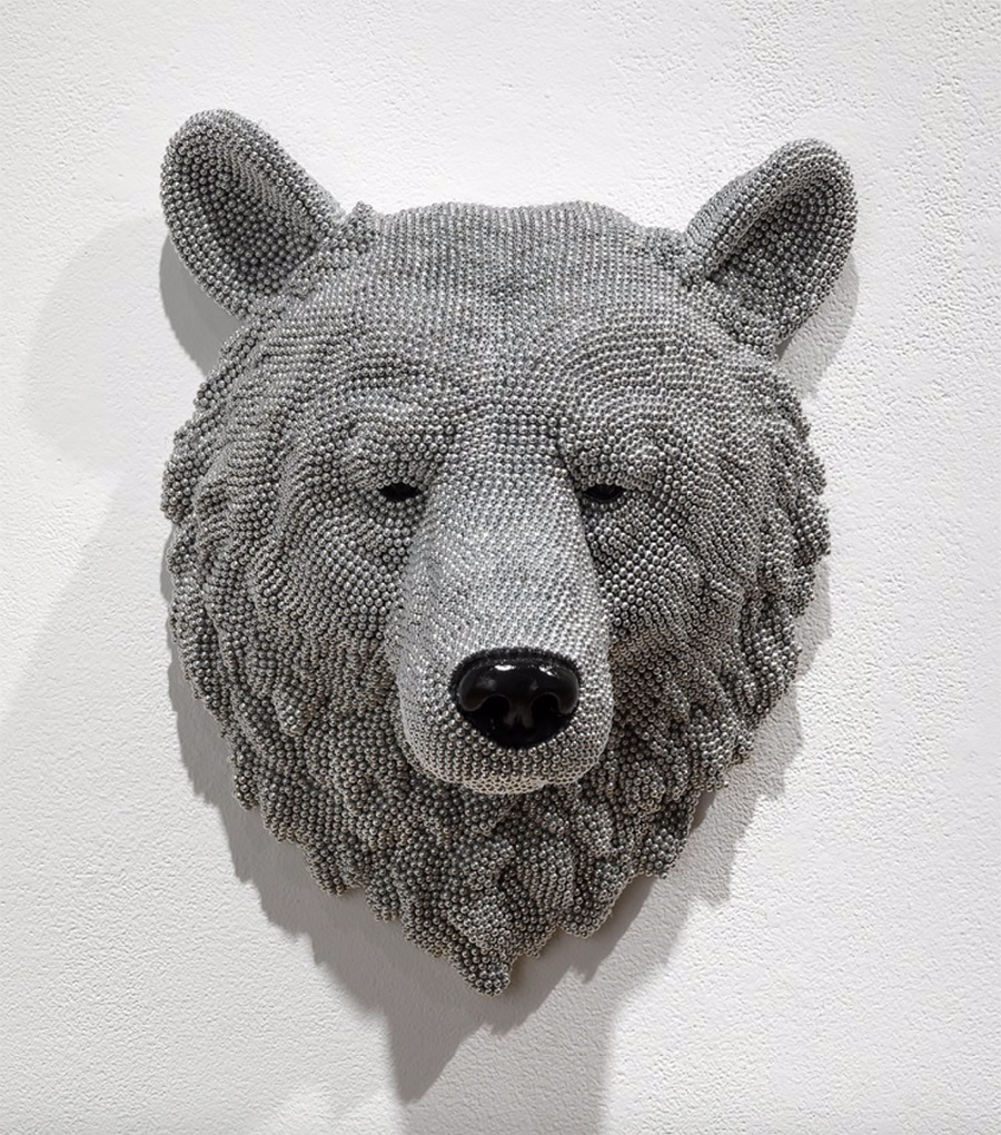 Urban Herd Amazing Animal Head Sculptures By Courtney Timmermans (6)