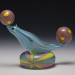 Gorgeous animal glass sculptures with vibrant colors by Claire Kelly