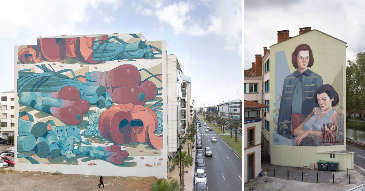 Amazing Cartoon And Illustration Like Murals And Paintings By Aryz (1)