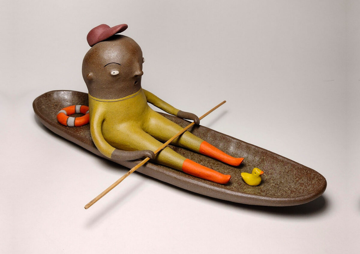 Amusing Ceramic Sculptures Of Quirky Creatures By Luciano Polverigiani (1)