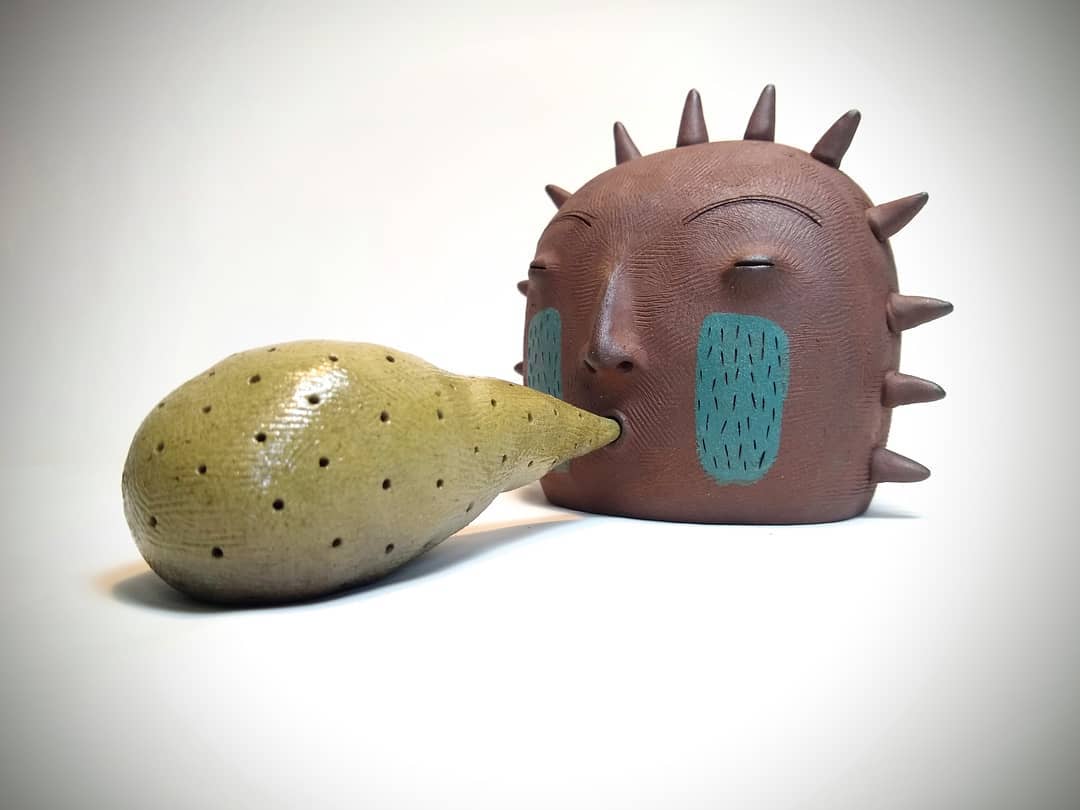Amusing Ceramic Sculptures Of Quirky Creatures By Luciano Polverigiani (23)