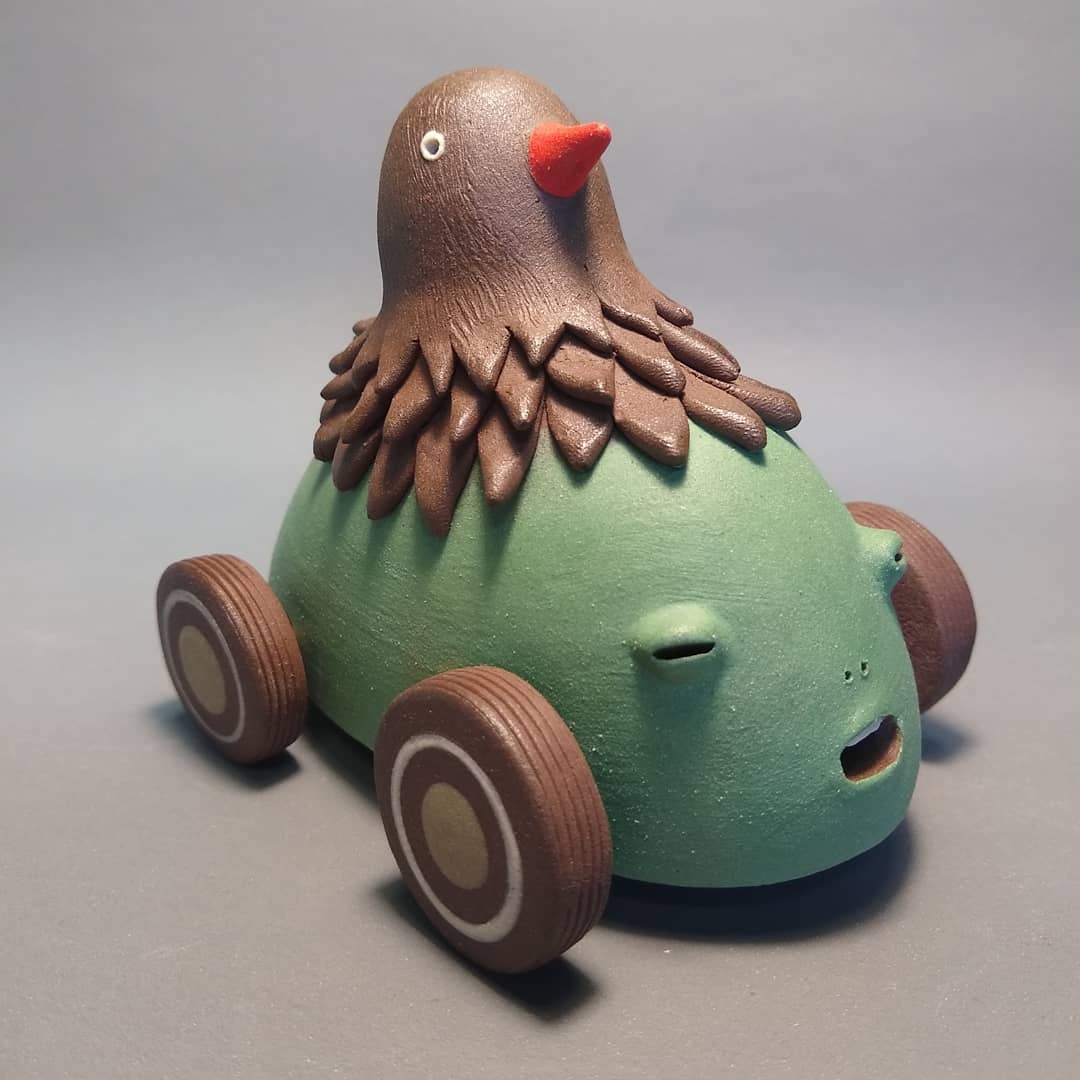 Amusing Ceramic Sculptures Of Quirky Creatures By Luciano Polverigiani (25)