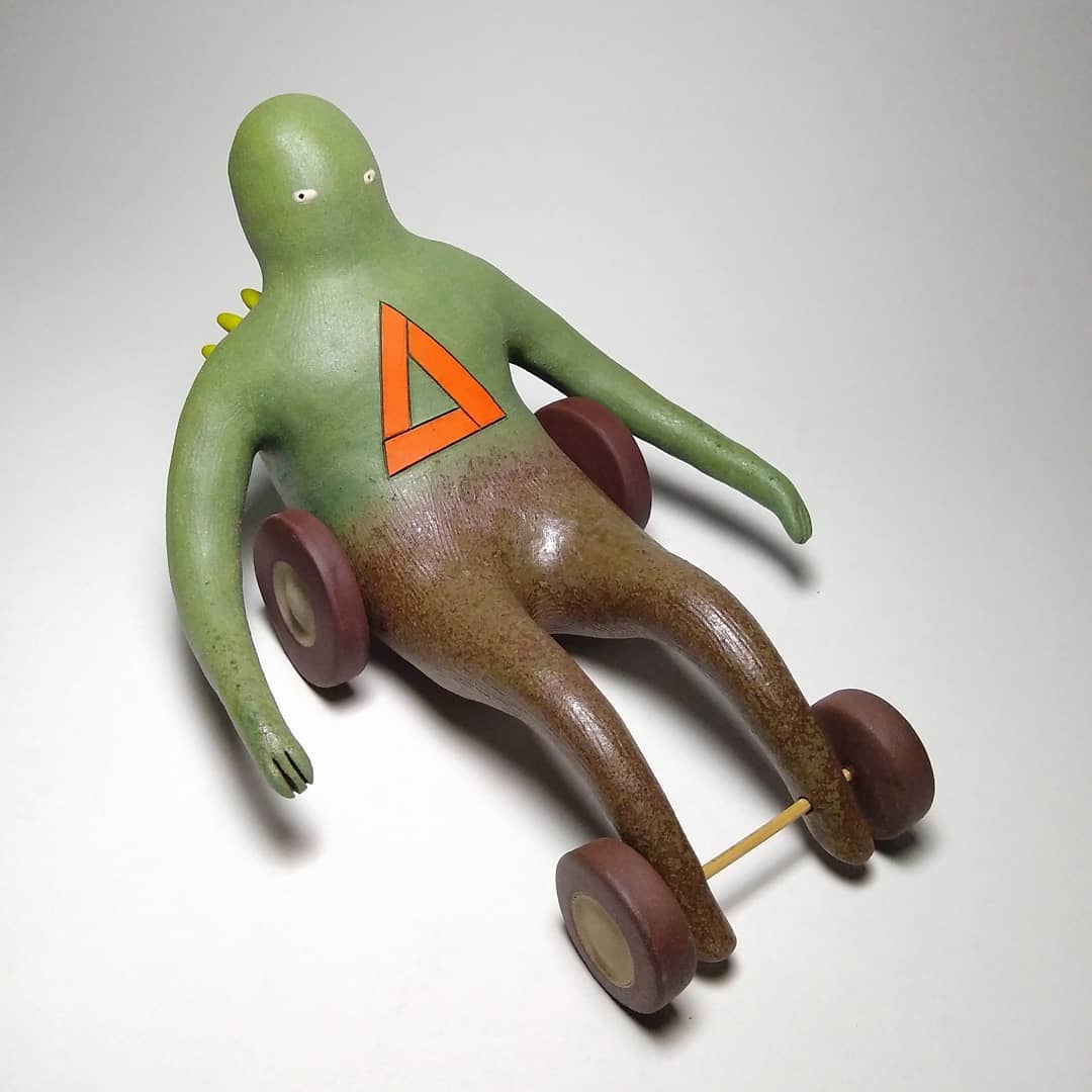 Amusing Ceramic Sculptures Of Quirky Creatures By Luciano Polverigiani (28)