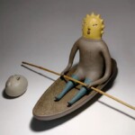 Amusing and strange ceramic sculptures of quirky creatures by Luciano Polverigiani