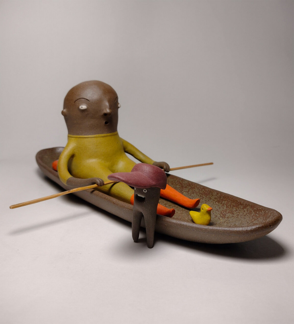Amusing Ceramic Sculptures Of Quirky Creatures By Luciano Polverigiani (4)