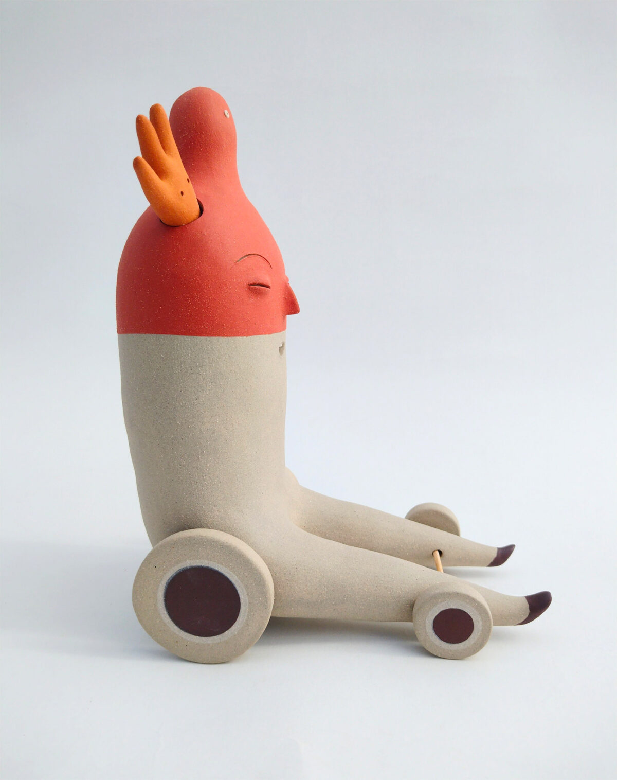 Amusing Ceramic Sculptures Of Quirky Creatures By Luciano Polverigiani (6)
