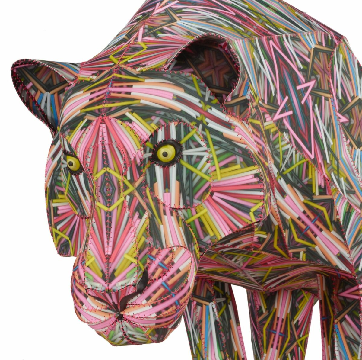 Stunning Three Dimensional Animal Paper Sculptures Decorated With Colorful Patterns By Anne Lemanski (6)