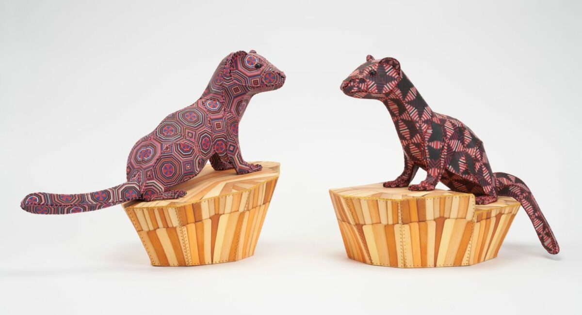 Stunning Three Dimensional Animal Paper Sculptures Decorated With Colorful Patterns By Anne Lemanski (7)