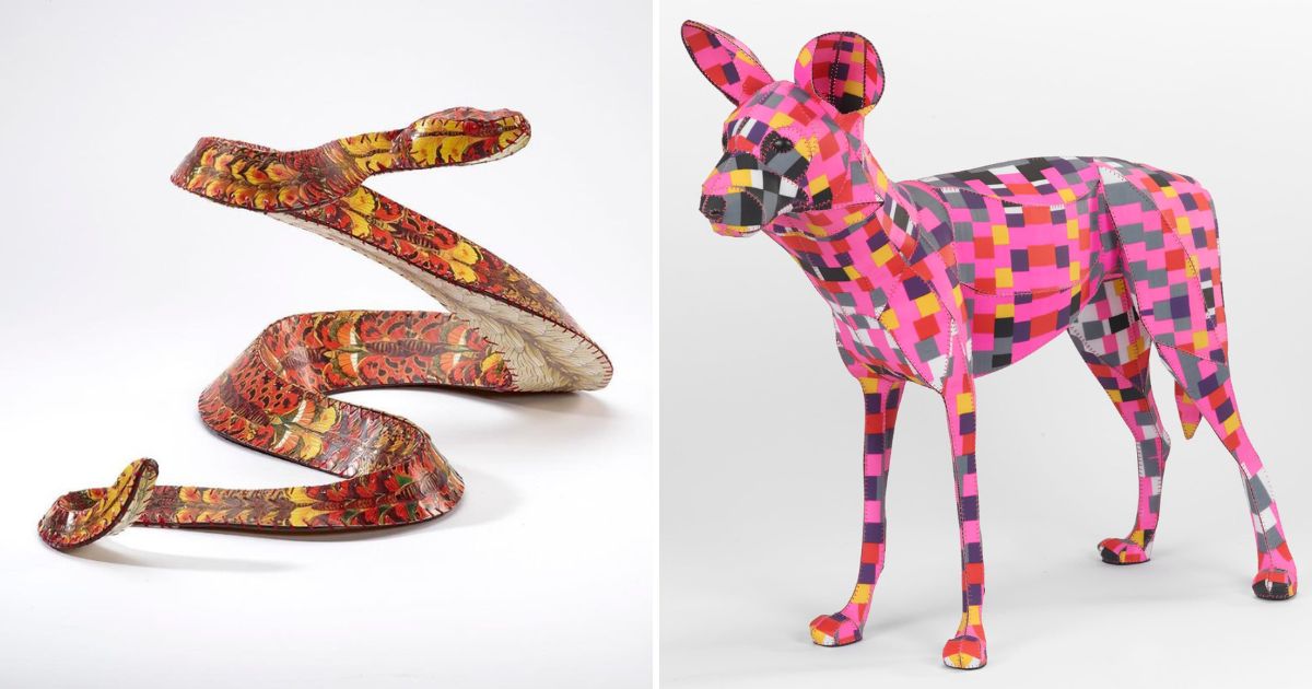 Stunning three-dimensional animal paper sculptures decorated with colorful  patterns by Anne Lemanski — Visualflood Magazine