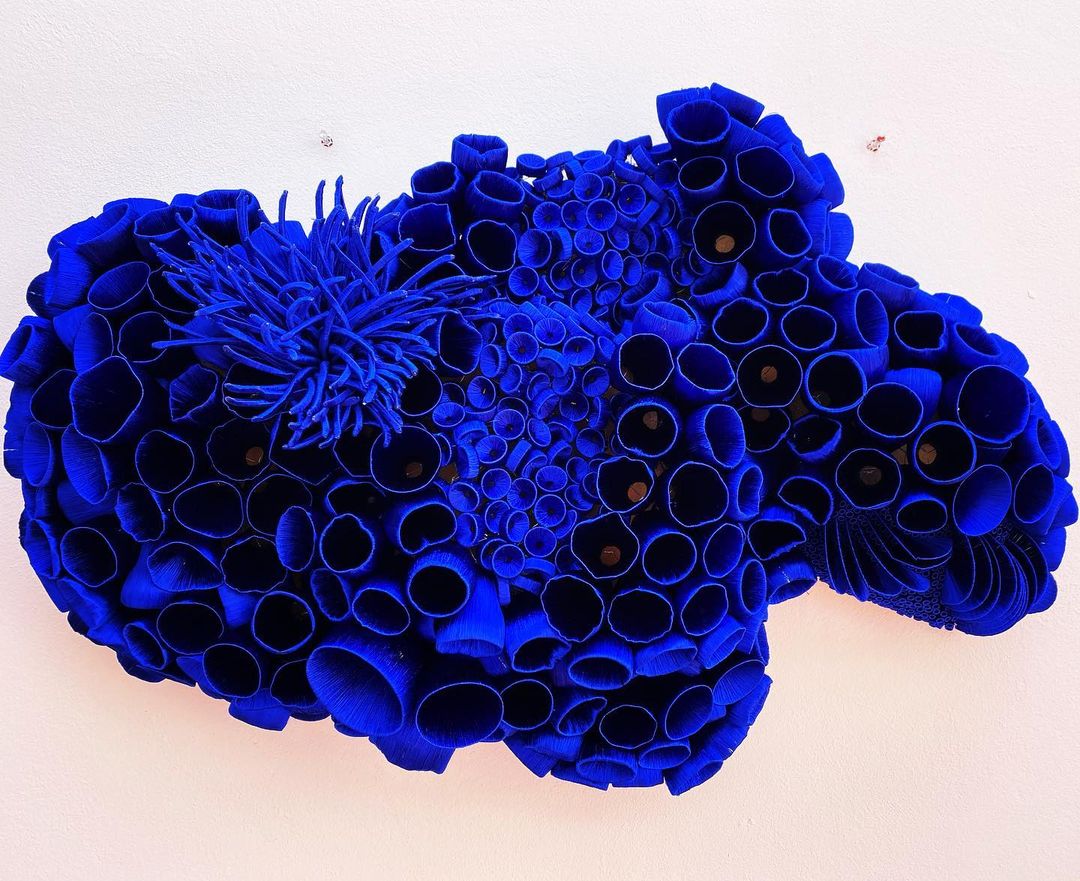 Coral Reefs, Cells, And Human Organs Made Out Of Plastic Bottle Caps And Embroideries By Ghizlane Sahli (1)